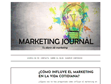 Tablet Screenshot of marketing-journal.net